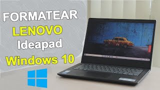 Como FORMATEAR laptop Lenovo Ideapad con WINDOWS 10  USB BOOT [upl. by Renrag]