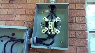 Electrical Meter Base and Service Mast Install [upl. by Ryann]