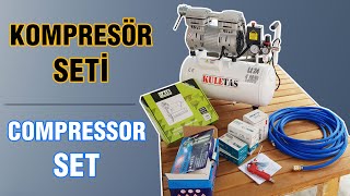 Kuletaş KOMPRESÖR BOYA Tabancası ÇİVİ ve ZIMBA Tabancası  COMPRESSOR PAINT Gun NAIL AND STAPLE Gun [upl. by Leonteen]