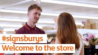 signsburys  Welcome to the store  Sainsburys [upl. by Tera791]