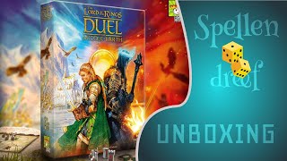 The Lord of the Rings Duel for MiddleEarth UNBOXING NL [upl. by Ahsinrad]