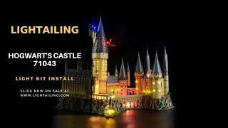 【LGK64 Installation Video】Lightailing  Lego Harry Potter Hogwarts Castle 71043 [upl. by Reppart]