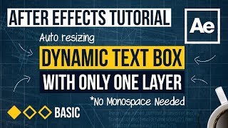 After Effects Tutorial  Dynamic Text Box [upl. by Iverson]