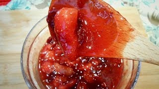 Strawberry Compote  PescaFoodie ⚓ Episode 13 [upl. by Novyak]