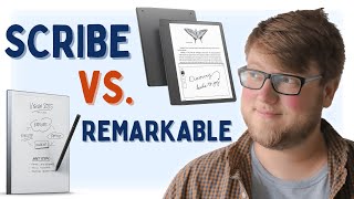 Kindle Scribe vs ReMarkable 2 A Way Too Early Comparison [upl. by Nylaras]