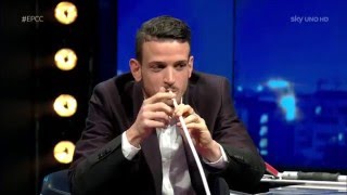 E poi cè Cattelan EPCC –Cattelan e Florenzi giocano a quotFlorenzi fa cose da lontanoquot [upl. by Topper304]