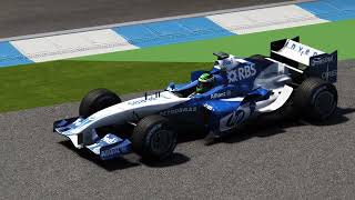 Williams FW27 at Hockenheim in Assetto Corsa [upl. by Weissberg]