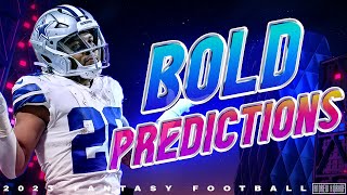 2023 Fantasy Football  Bold Predictions [upl. by Quincey46]