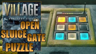 Resident Evil Village  Open The Sluice Gate Puzzle Reservoir [upl. by Den]