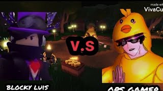 OPS GAMER VS BLOCKY LUISEDITsurvive the killerroblox [upl. by Hollinger]