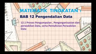 Part 1 Matematik Tingkatan 1 Bab 12 Pengendalian Data [upl. by Page686]