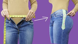 Good sewing methods how to upsize jeans nice and correctly for 15 minutes [upl. by Dru566]