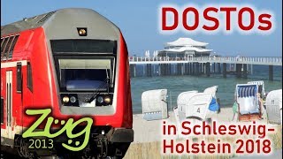 DoppelstockZüge in SchleswigHolstein  Die DOKU  2018  Zug2013 [upl. by Nilsoj]