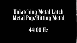 Hitting Metal Unlatching Bullet Bouncing Sound Effect Free High Quality Sound FX [upl. by Aramoj190]