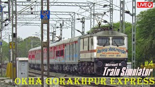 Journey In 15046 Okha Gkp Express  Msts Gameplay  Indian Railways  WRV11 Route [upl. by Hafirahs]