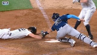 TBNYY Ellsbury sprints to the plate to steal home [upl. by Aryad]