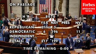 BREAKING NEWS House Votes To Advance National Defense Authorization Act For 2025 [upl. by Mercier]