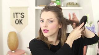 How to master backcombing for fine hair with Essie Button  Advertisement for ALL THINGS HAIR [upl. by Leeland]