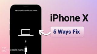 How to Fix supportapplecomiphonerestore on iPhone X 2024 [upl. by Wobniar]