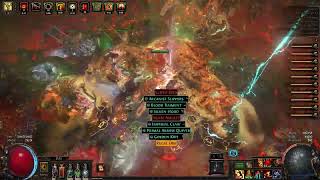 Path of Exile 323Consecrated Path of Endurance T16 Dunes and King in the Mists Fight [upl. by Stanfill498]