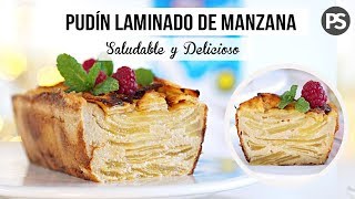 PUDÍN DE MANZANA  SALUDABLE Y FÁCIL  SOLO 5 INGREGREDIENTES [upl. by Inah]