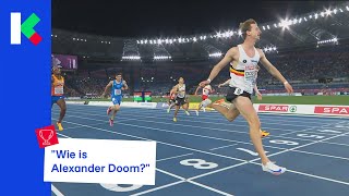 Goud voor Alexander Doom op EK Atletiek [upl. by Hanah]