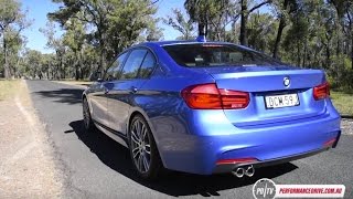 2016 BMW 320i M Sport 0100kmh amp engine sound [upl. by Miof Mela]