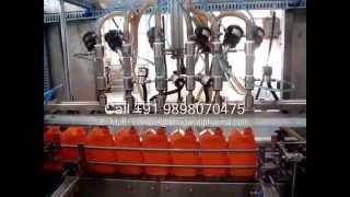 Lube oil filling machine  Lubricant oil filling machine by flow meter and gear pump [upl. by Valma]