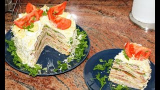 Солена палачинкова торта вкусно предястие за всеки празник [upl. by Joy208]