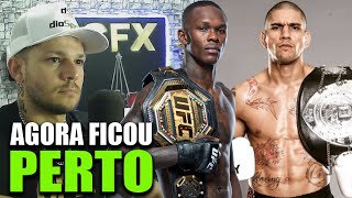 AO VIVO  AGORA FICOU MAIS PERTO  Adesanya VS Alex Poatan no UFC [upl. by Ezzo]