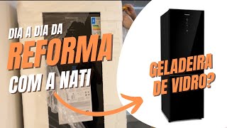 Abrimos nossa nova Geladeira Panasonic 397L Black Glass BB41 Será que aprovamos [upl. by Alatea]