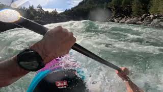 Kootenai river kayaking 8500cfs [upl. by Nobe]