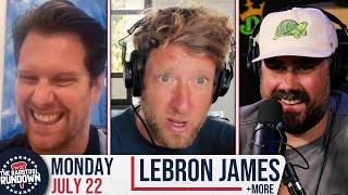 LeBron Crowns Himself Free Throw King  Barstool Rundown  July 22nd 2024 [upl. by Drehcir]