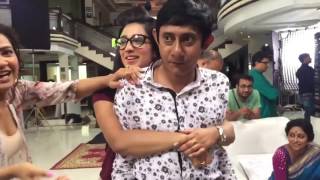 Abhimaan er shooting e subhashree ganguly [upl. by Belldas]