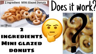 DoughnutsEasy donuts recipe mini glazed donutsEmmas goodies recipe review is it worth it or not [upl. by Neelahs134]