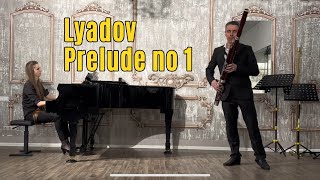 A Lyadov prelude op 11 no 1 bassoon arrangement by Eremin [upl. by Aicilas]