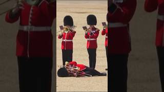 Troops Faint During Trooping the Colour Rehearsal 2023 🤒💂🏻Royal The Doyel [upl. by Hsirahc]