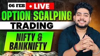 06 February Live Trading  Live Intraday Trading Today  Bank Nifty option trading live Nifty50 [upl. by Yuk416]