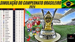 SIMULEI AS ÚLTIMAS RODADAS DO BRASILEIRÃO VEJA COMO FICOU SEU TIME [upl. by Espy]