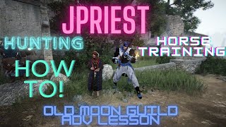 How to do Jetinas old moon guild ADV Lesson Daily EVENT quest Horse training and Hunting BDO [upl. by Gaut]