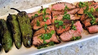 How To Grill Flank Steak  Camp Chef Flat Top Grill [upl. by Arekahs]