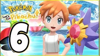 Pokémon Lets Go Pikachu Walkthrough Part 6 Misty Battle Cerulean Gym coop gameplay [upl. by Dlarej43]