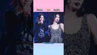 Jennie Whistle rap battleKorean vs Englishjennieshortswhistlerapblackpink [upl. by Ethelyn241]