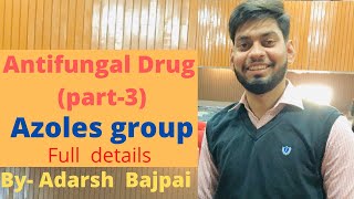 ANTIFUNGAL DRUGpart3AZOLES GROUP Introduction Mechanism Kinetic Dynamic IN HINDI ByADARSH BAJPAI [upl. by Smaoht]