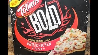 NEW Totinos Bold BBQ Chicken Pizza Limited Edition Flavor Taste Test amp Review [upl. by Nosle]