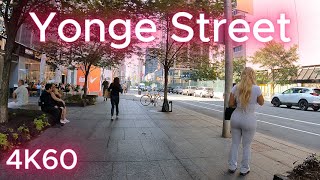 YONGE STREET  TORONTO  FALL 2024  Gopro 4k60 [upl. by Adhamh]