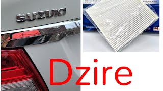 Replacing cabin air filter for Suzuki Dzire GL manual 2024 model [upl. by Noremmac]