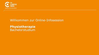 Infosession Bachelorstudium Physiotherapie  FH Campus Wien [upl. by Amaryl208]