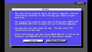 installing Norton Commander [upl. by Abbot]