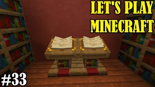 The Library  Lets Play Minecraft 121 Episode 33 [upl. by Kadner]